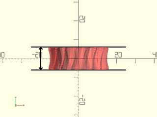 worm\_gear\_thickness() Example 2