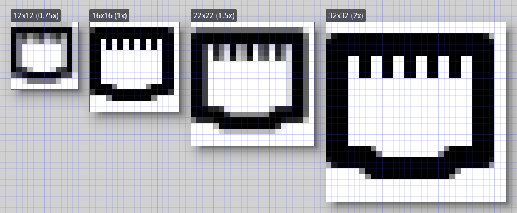 SVG scaling example