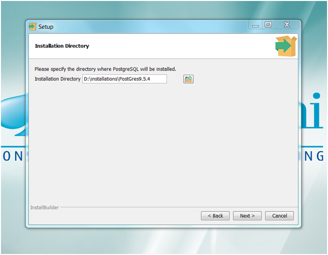 setup installation directory