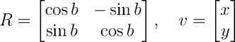 Matriz de Rotação 2D