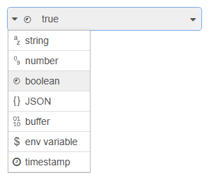 State Value Type Selection