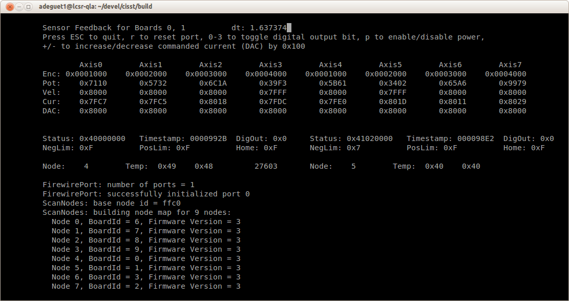 Using qladisp for 2 boards