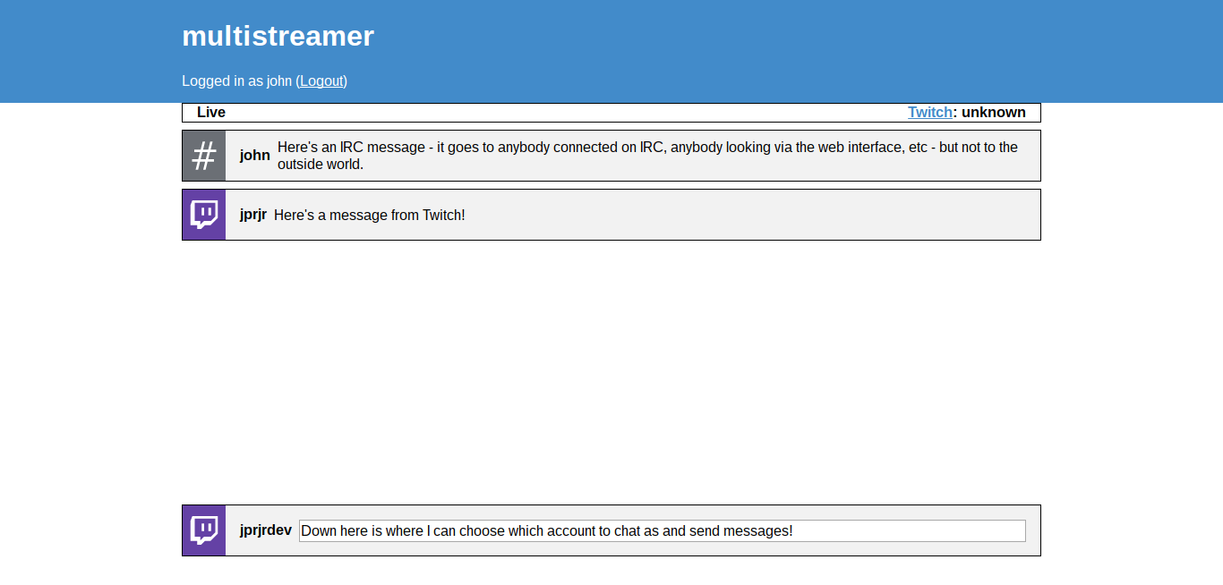 Chat Page Screenshot