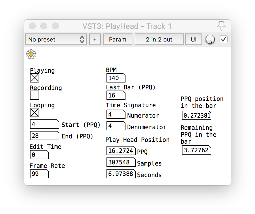 MIDI Play Head Example